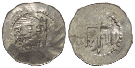 Jever - Herzoglich-Billungische Prägestätte. Bernhard II. (1011 - 1059).

 Denar (Silber). Jever.
Vs: Bärtiger Kopf en face, leicht nach rechts gew...