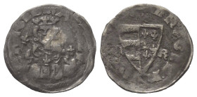 Ungarn. Karl Robert (1307 - 1342).

 Denar (Silber). [1338-1342]. Unbekannt.
Vs: + REGIS KAROLI. König en face.
Rs: + M REGIS hVNGARIE. Gespaltene...