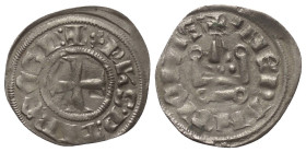 Epirus - Despotat. Philipp von Tarent (1294 - 1313).

 Denar.
Vs: + PhS P TAR DESP. Kreuz.
Rs: + NEPANTI CIVIS. Stilisiertes Kastell.

20 mm. 0,...