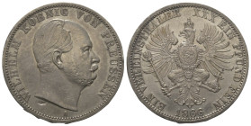 Preußen - Königreich (1701 - 1871). Wilhelm I. (1861 - 1888).

 Taler (Silber). 1866 A. Berlin.
Siegestaler auf den Sieg von 1866 über Österreich....