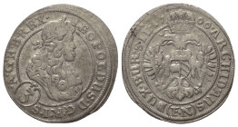 Habsburger bis 1806. Leopold I. (1658 - 1705).

 3 Kreuzer (Silber). 1700 FN.
Vs: Belorbeertes und geharnischtes Brustbild nach rechts; darunter No...