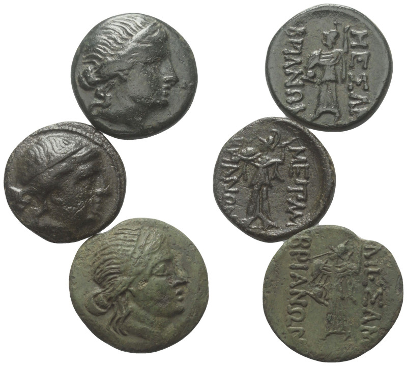 Griechische Münzen - Lots.


Mesembria (Thrakien).

Lot (3 Stück): Bronze, ...