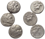 Griechische Münzen - Lots.


Alexander III. (Königreich Makedonien).

Lot (3 Stück, Silber): Drachme, 4. - 3. Jhdt. v. Chr.

Sehr schön.

Ver...