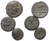 Griechische Münzen - Lots.


Alexander III. (Königreich Makedonien) / Krannon (Thessalien) / Athen (Attika).

Lot (3 Stück): Bronze, 4. - 1. Jhdt...