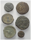 Griechische Münzen - Lots.


Unter anderem: Amisos (Pontos) / Alexandreia (Troas).

Lot (6 Stück): Bronze, 4. Jhdt. v. - 2. Jhdt. n. Chr.

Sehr...