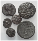 Griechische Münzen - Lots.


Unter anderem: Unbestimmte Münzstätte (Pontos) / Pergamon (Mysien).

Lot (6 Stück): Bronze, 4. - 2. Jhdt. v. Chr.
...