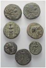 Griechische Münzen - Lots.


Pergamon (Mysien) / Apameia (Phrygien) / Antiochia (Seleukis und Pierien).

Lot (7 Stück): Bronze, 3. - 1. Jhdt. v. ...