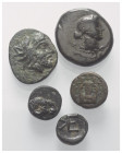 Griechische Münzen - Lots.


Unter anderem: Skepsis (Troas) / Kolophon (Ionien) / Sardeis (Lydien).

Lot (5 Stück): Bronze, 4. - 2. Jhdt. v. Chr....