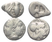 Griechische Münzen - Lots.


Lampsakos (Mysien) / Ephesos (Ionien).

Lot (2 Stück, Silber): Diobol, 6. - 5. Jhdt. v. Chr.

Sehr schön.

Verka...
