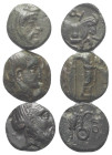 Griechische Münzen - Lots.


Gamerses / Autophradates / Spithridates (Satrapen von Lydien und Ionien).

Lot (3 Stück): Bronze, 4. Jhdt. v. Chr.
...