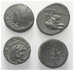 Griechische Münzen - Lots.


Apollonis / Philadelphia / Sardeis (Lydien).

Lot (4 Stück): Bronze, 2. - 1. Jhdt. v. Chr.

Sehr schön.

Verkauf...