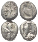 Griechische Münzen - Lots.


Achaimenidisches Königreich.

Lot (2 Stück, Silber): Siglos, 5. Jhdt. v. Chr.

Sehr schön.

Verkauft wie besehen...