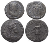 Provinzialrömische Münzen - Lots.


Moesia Inferior.

Lot (2 Stück): Bronze; 3. Jhdt. n. Chr.

Sehr schön.

Verkauft wie besehen, keine Rückg...