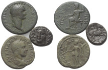 Provinzialrömische Münzen - Lots.


Thrakien / Makedonien / Thessalien.

Lot (3 Stück): Bronze; 4. Jhdt. v. - 3. Jhdt. n. Chr.

Sehr schön.

...
