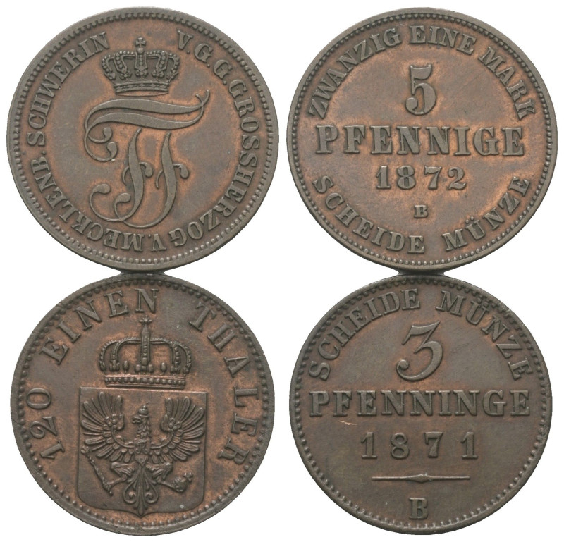 Deutschland - Lots.


Deutschland nach 1871.
Gemischt. 

Lot (2 Stück, Kup...