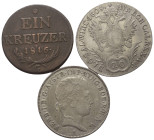 Österreich - Lots.


Österreich. Kaisertum Österreich (1804 - 1918). 
Franz I. (1804 -1835) und Franz Joseph I. (1848 - 1916).

Lot (3 Stück, Si...