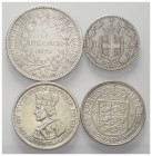 Europa - Lots.


Gemischt.
Dänemark, Frankreich, Italien und Lituanien.

Lot (4 Stück, Silber): unterschiedliche Nominale 1876 bis 1936.

Sehr...