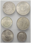 Europa - Lots.


Gemischt.
Tschechoslowakei und Jugoslawien.

Lot (6 Stück, Silber): unterschiedliche Nominale, 1904 bis 1949.

Sehr schön - f...