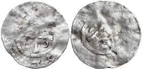 Medieval coins 
POLSKA / POLAND / POLEN / SCHLESIEN

Słowiańszczyzna Zachodnia? Pomorze. Naśladownictwo denara OAP typu X-XI wiek 

Aw.: Krzyż pr...