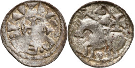 Medieval coins 
POLSKA / POLAND / POLEN / SCHLESIEN

Bolesław II Śmiały (1058-1080). Denar książęcy (1070-1076), Cracow - krzyż na rewersie - EXTRE...