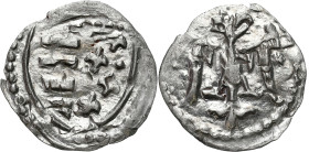 Medieval coins 
POLSKA / POLAND / POLEN / SCHLESIEN

Ludwik I Andegaweński (1370-1382). Denar, Cracow – BEAUTIFUL 

Aw.: Tarcza andegaweńska, pow...