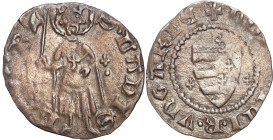 Medieval coins 
POLSKA / POLAND / POLEN / SCHLESIEN

Polska / Węgry, Ludwik I Andegaweński (1342–1382). Denar 1358–1371 

Wiekowa patyna.Huszár 5...