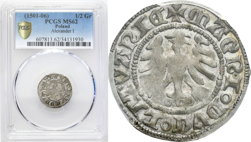 Medieval coins 
POLSKA / POLAND / POLEN / SCHLESIEN

Alexander Jagiellończyk ...