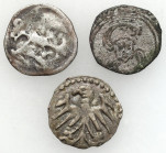 Medieval coins 
POLSKA / POLAND / POLEN / SCHLESIEN

Ludwik I Andegaweński (1370-1382),Denar, Cracow i Władysław Jagiełło (1386-1434). Denar, Wscho...