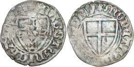 Teutonic Order
Teutonic Order

Zakon Krzyżacki. Michał I (1414-1422). Szelag (Schilling) 

Kolorowa patyna.Neumann 15

Details: 1,70 g Ag 
Con...