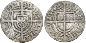Teutonic Order
Teutonic Order

Zakon Krzyżacki. Jan von Tiefen (1489-1497). Grosz (Groschen) - RARE 

Aw.: Tarcza wielkiego mistrza, w otoku: MAG...