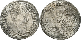 COLLECTION of Polish 3 grosze
POLSKA/ POLAND/ POLEN / POLOGNE / POLSKO

Zygmunt III Waza. Trojak - 3 Grosz (Groschen) 1597, Olkusz 

Starsze popi...