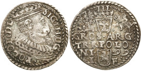 COLLECTION of Polish 3 grosze
POLSKA/ POLAND/ POLEN / POLOGNE / POLSKO

Zygmunt III Waza. Trojak - 3 Grosz (Groschen) 1599, Olkusz 

Kryza dzielą...