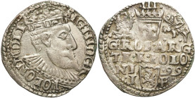 COLLECTION of Polish 3 grosze
POLSKA/ POLAND/ POLEN / POLOGNE / POLSKO

Zygmunt III Waza. Trojak - 3 Grosz (Groschen) 1599, Olkusz 

Końcówka nap...