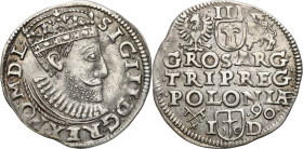 COLLECTION of Polish 3 grosze
POLSKA/ POLAND/ POLEN / POLOGNE / POLSKO

Zygmunt III Waza. Trojak - 3 Grosz (Groschen) 1590, Poznan / Posen 

Popi...