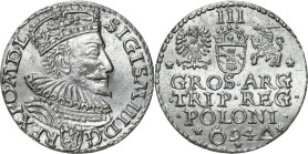 COLLECTION of Polish 3 grosze
POLSKA/ POLAND/ POLEN / POLOGNE / POLSKO

Zygmunt III Waza. Trojak - 3 Grosz (Groschen) 1594, Malbork 

Na dole rew...