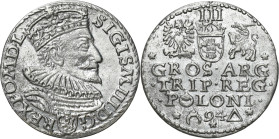 COLLECTION of Polish 3 grosze
POLSKA/ POLAND/ POLEN / POLOGNE / POLSKO

Zygmunt III Waza. Trojak - 3 Grosz (Groschen) 1594, Malbork 

Na dole rew...