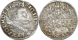 COLLECTION of Polish 3 grosze
POLSKA/ POLAND/ POLEN / POLOGNE / POLSKO

Zygmunt III Waza. Trojak - 3 Grosz (Groschen) 1596, Bydgoszcz 

Na rewers...