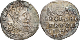 COLLECTION of Polish 3 grosze
POLSKA/ POLAND/ POLEN / POLOGNE / POLSKO

Zygmunt III Waza. Trojak - 3 Grosz (Groschen) 1597, Lublin - RARE 

Na re...