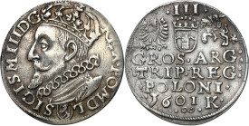 COLLECTION of Polish 3 grosze
POLSKA/ POLAND/ POLEN / POLOGNE / POLSKO

Zygmunt III Waza. Trojak - 3 Grosz (Groschen) 1601, Cracow 

Na awersie g...
