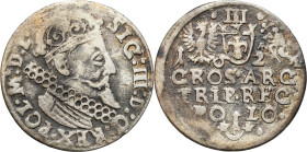 COLLECTION of Polish 3 grosze
POLSKA/ POLAND/ POLEN / POLOGNE / POLSKO

Zygmunt III Waza. Trojak - 3 Grosz (Groschen) 1624, Cracow 

Wariant z PO...