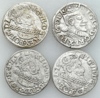COLLECTION of Polish 3 grosze
POLSKA/ POLAND/ POLEN / POLOGNE / POLSKO

Zygmunt III Waza, Trojak - 3 Grosz (Groschen) 1621, 1622, 1624, Cracow, 159...