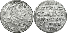 COLLECTION of Polish 3 grosze
POLSKA/ POLAND/ POLEN / POLOGNE / POLSKO

Zygmunt III Waza. Trojak - 3 Grosz (Groschen) 1592, Riga 

Wariant z końc...