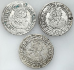 John II Casimir 
POLSKA/ POLAND/ POLEN / POLOGNE / POLSKO

Jan II Kazimierz. Szostak - 6 Grosz (Groschen) 1664 AT, 1666 AT Bydgoszcz, group 3 coins...
