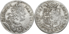 John II Casimir 
POLSKA/ POLAND/ POLEN / POLOGNE / POLSKO

Jan II Kazimierz. Ort - 18 Grosz (Groschen) 1652, Wschowa 

Aw.: Popiersie króla w pra...