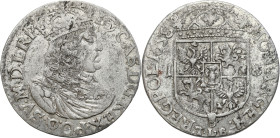John II Casimir 
POLSKA/ POLAND/ POLEN / POLOGNE / POLSKO

Jan II Kazimierz. Ort - 18 Grosz (Groschen) 1658 TLB, Cracow 

Aw.: Popiersie króla w ...