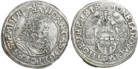 John II Casimir 
POLSKA/ POLAND/ POLEN / POLOGNE / POLSKO

 Jan II Kazimierz. Ort - 18 Grosz (Groschen) 1660 HD-L, Torun / Thorunensis 

Aw.: Pop...