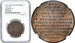 Medals
POLSKA/ POLAND/ POLEN / POLOGNE / POLSKO

Sigismund III Vasa. 47 medal from the Swedish 18th century royal series by I C Hedlinger 1632 NGC ...