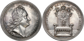 Medals
POLSKA/ POLAND/ POLEN / POLOGNE / POLSKO

August II the Strong. Medal for establishing the Order of the White Eagle - RARE 

Aw.: Głowa kr...