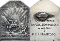 Medals
POLSKA/ POLAND/ POLEN / POLOGNE / POLSKO

Commemorative plaque 250th anniversary of the Relief of Vienna 1933 

Plakietka jednoczęściowa. ...