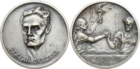 Medals
POLSKA/ POLAND/ POLEN / POLOGNE / POLSKO

II RP. Medal 1925 - 20th anniversary of the death of Stefan Okrzei 

Medal autorstwa &nbsp;Grube...